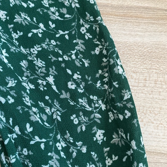 Reformation Pinto Floral Long Sleeve Square Neck Smocked Blouse Size Small - Picture 8 of 8